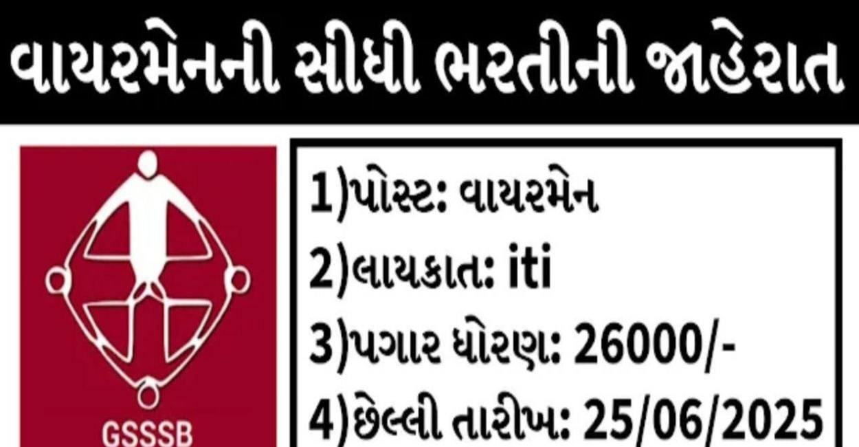 GSSSB ભરતી